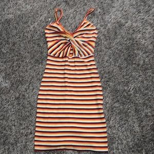 Body con stripe dress